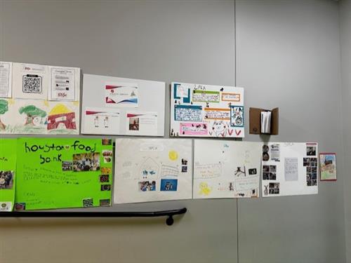 1st Grade IB Projects hall 2